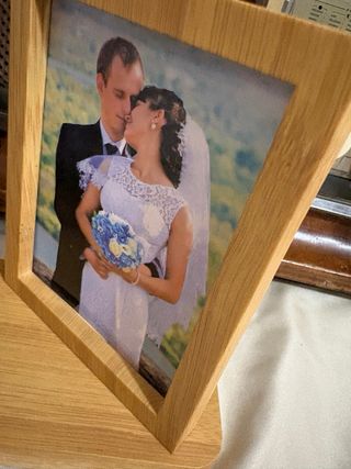 Lampada cuore con porta foto