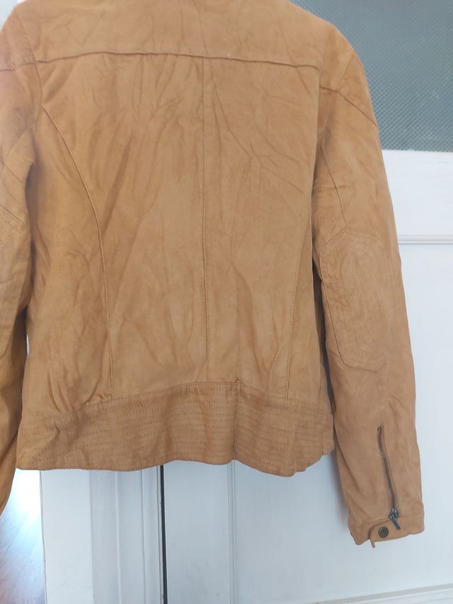 Cazadora ante marrón