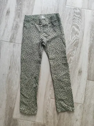 Leggings niña caquis lunares 7-8 años
