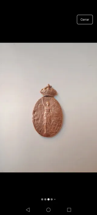 Medalla Militar Marruecos 1916 Bronce