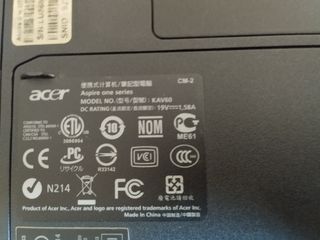 Acer Aspire One KAV60
Solo envío