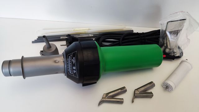 Soldador aire caliente tipo Leister