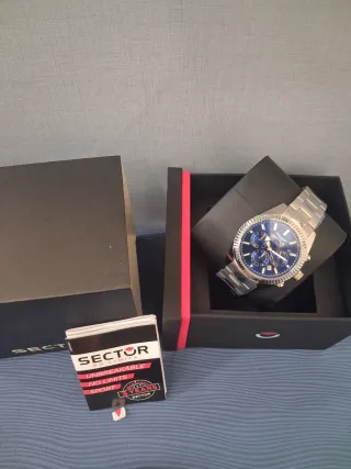 Orologio Sector Cronografo Uomo Blu