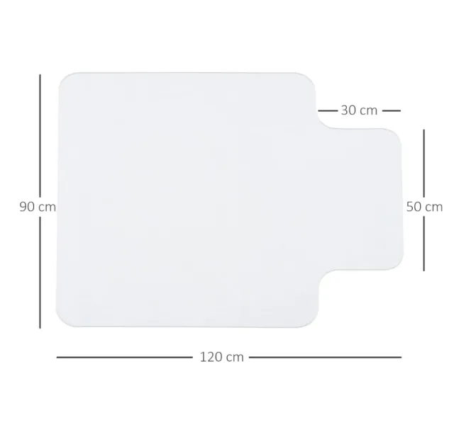 Alfombra protectora para silla de oficina