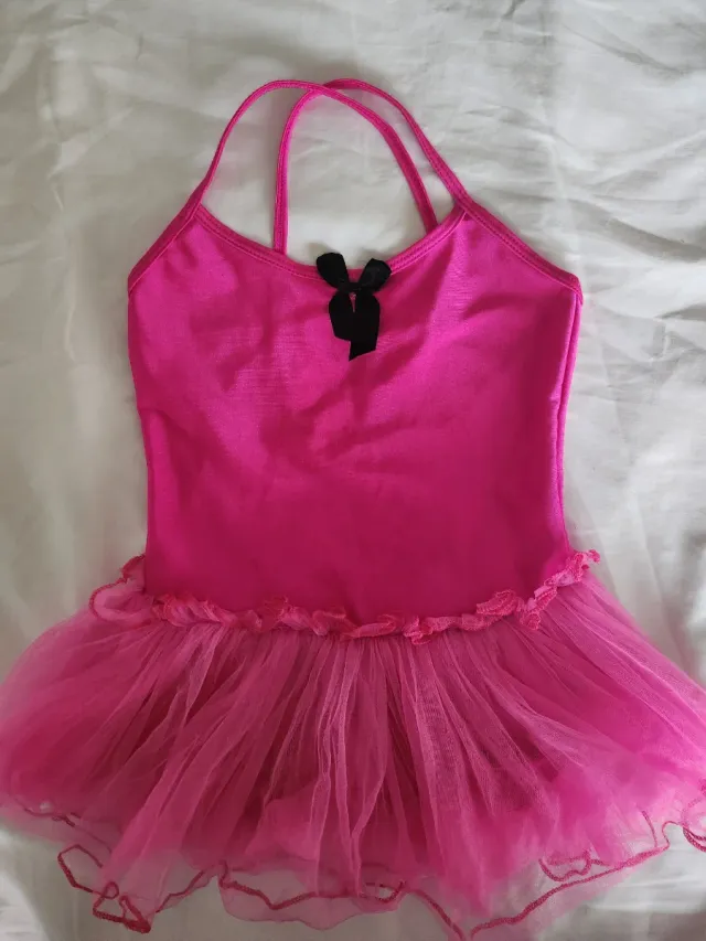 Maillot rosa con tutú niña 4 años