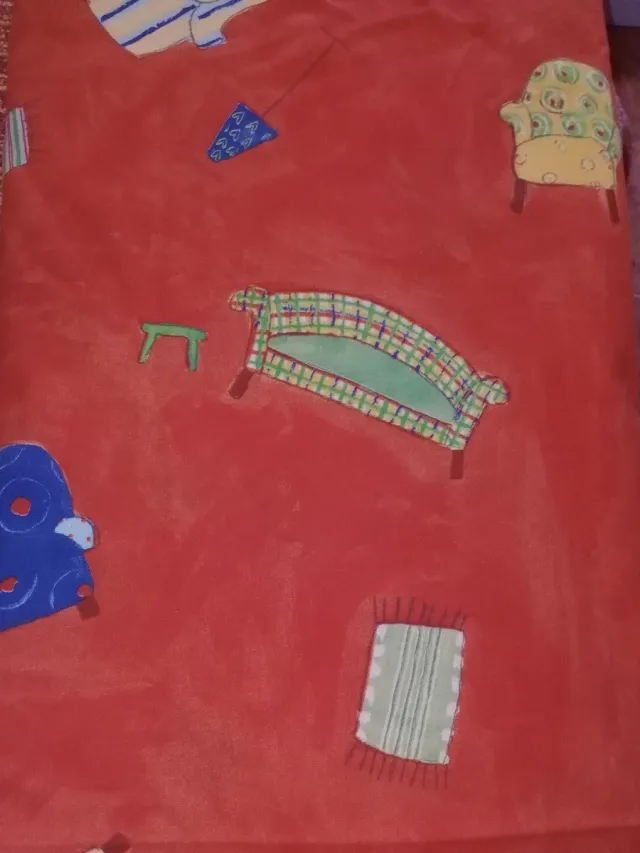 Retales de tela multicolor