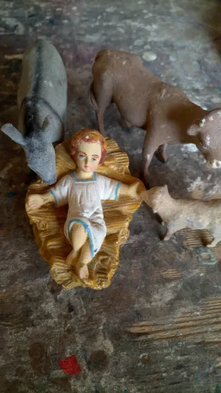 Statuette vintage di Betlemme
