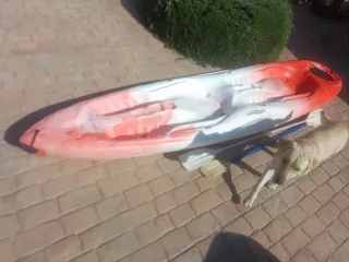 Kayak Mainstream Naranja y Blanco