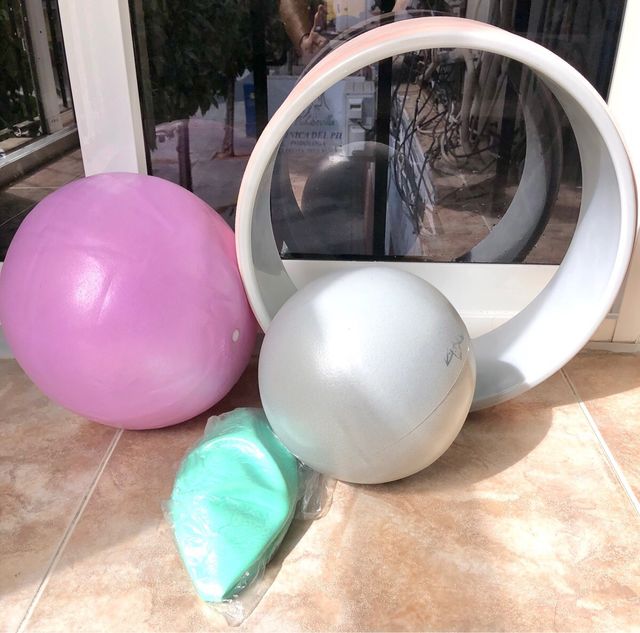 Set Pilates: Rueda, Pelotas