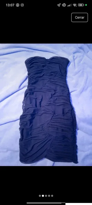 Vestido fiesta ajustado negro