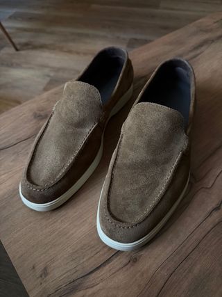 Zapatos Massimo Dutti Hombre Marrones
