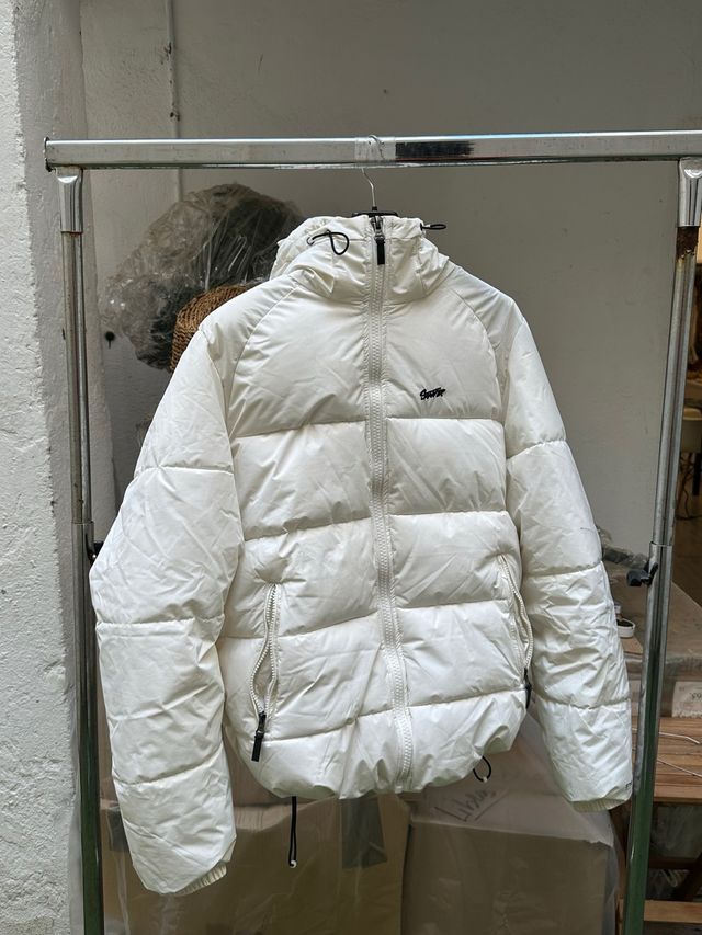 Chaqueta acolchada blanca