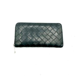Billetera Bottega Veneta Piel Tejida