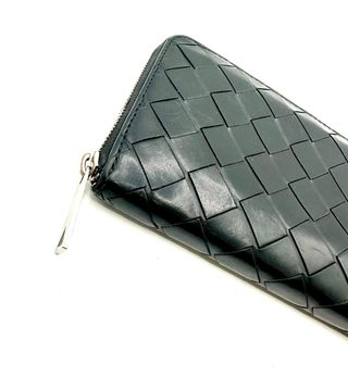 Billetera Bottega Veneta Piel Tejida