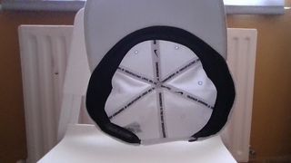 Gorra Nike Blanca Logo Azul y Rojo