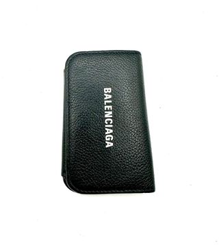 Llavero Balenciaga Piel Negro