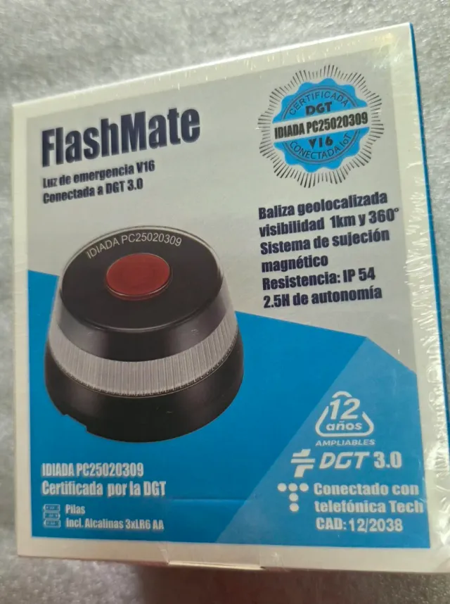 Luz Emergencia V16 DGT Baliza Geolocalizada