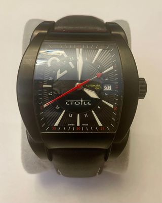 Reloj Automático Etoile GMT Negro o Plateado. 