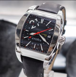 Reloj Automático Etoile GMT Negro o Plateado. 