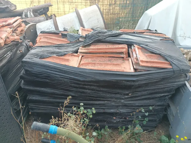 Tejas planas de barro