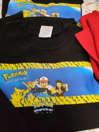 Lote sudaderas Pokémon y Digimon