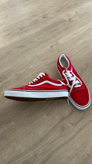 Zapatillas Vans Old Skool Rojas Talla 44