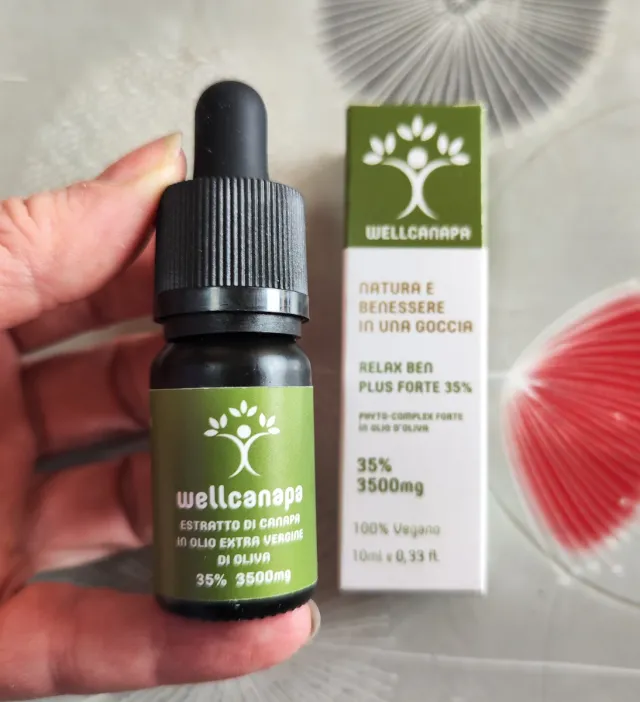 Olio CBD Wellcanapa 35% 3500mg, nuovoao usato. 100