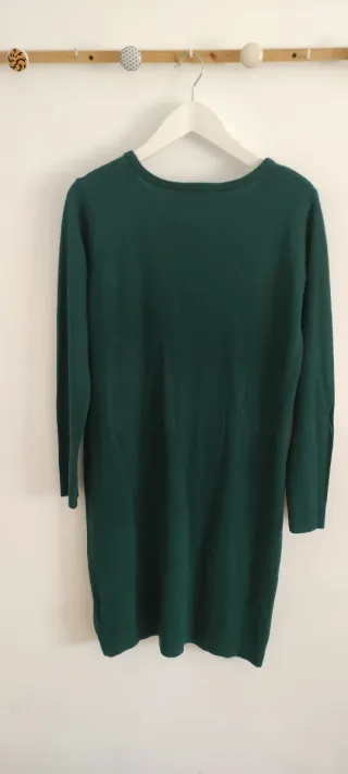 Vestido invierno verde talla XL