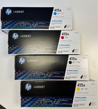 Pack 4 Tóners HP 415A Originales