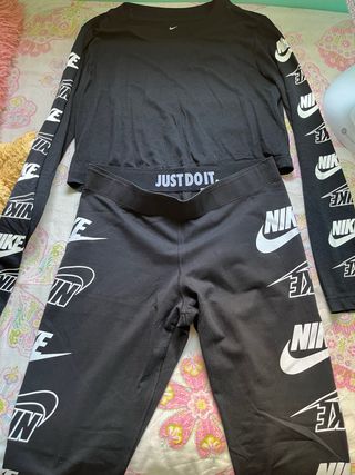 Conjunto Nike Negro Just Do It