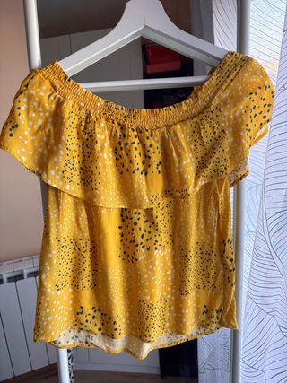 Blusa Salsa Hombros Descubiertos Talla S