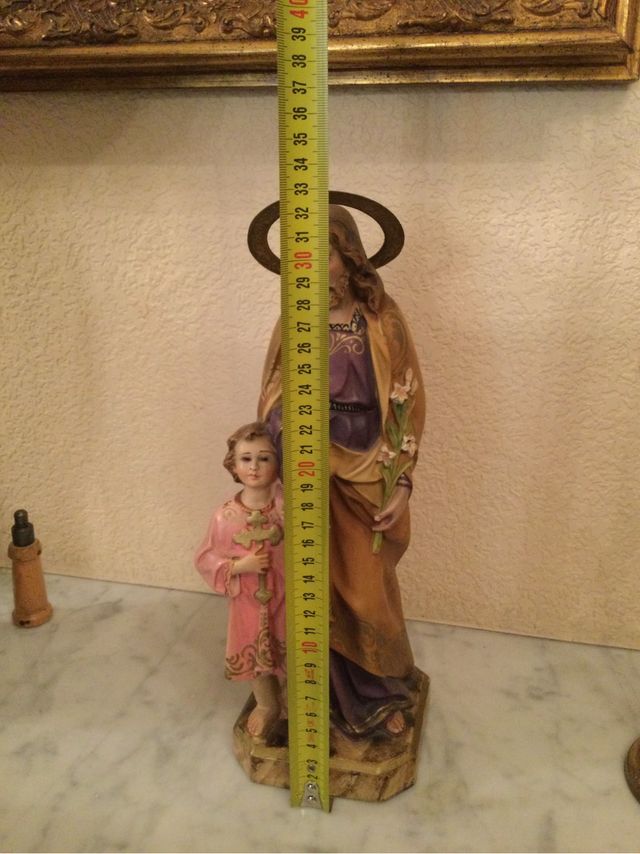 Figura San José Niño Jesús Halo