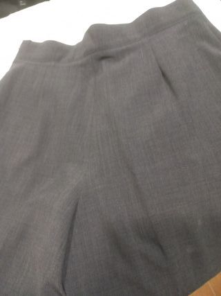 Pantalón vestir mujer gris marengo