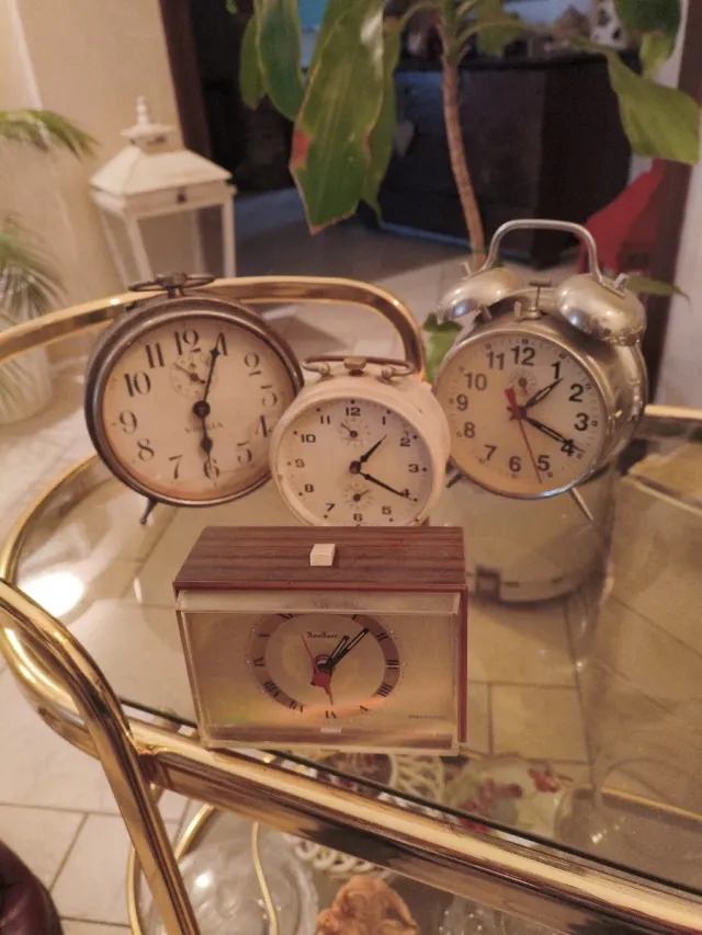 Set 4 sveglie vintage
