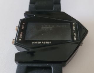 Reloj Negro Diseño Flecha Original