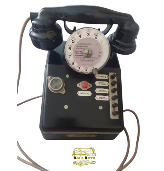 Teléfono antiguo TEPRINA centralita 1950