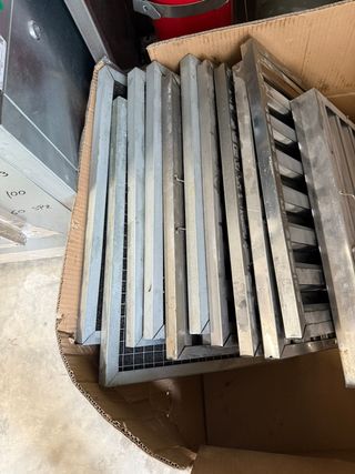 Campana extractora industrial con filtros