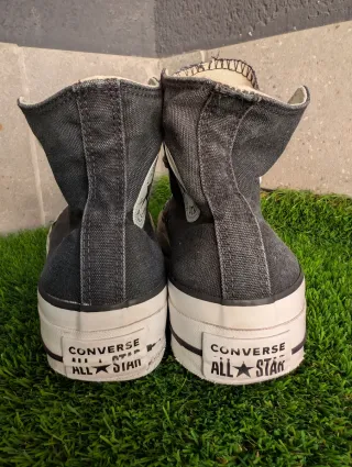 Converse Zapatillas Negras Plataforma