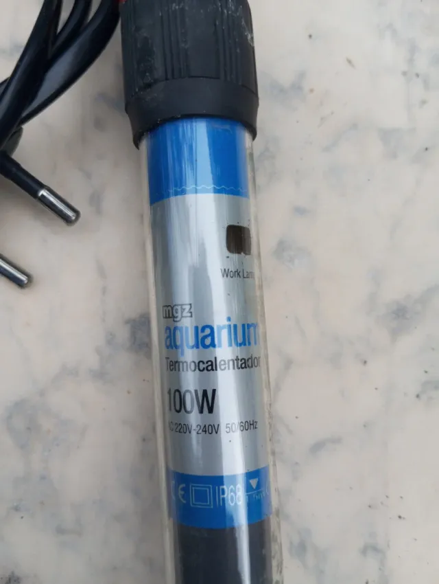 Aireador, calentador, bomba sumergible, carbón