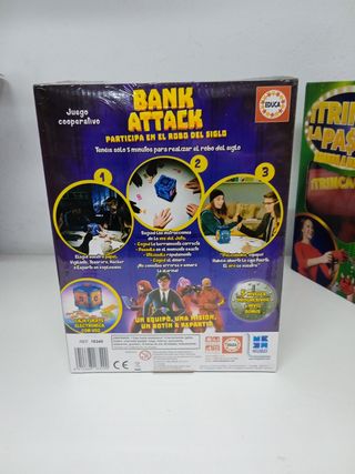 2 Juegos de mesa: Trinca La Pasta y Bank Attack