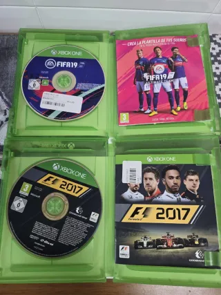 FIFA 19  y FIFA 17 Xbox One.Videojuegos.5 EUROS