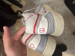 Adidas Drop Step Gris y Blanco