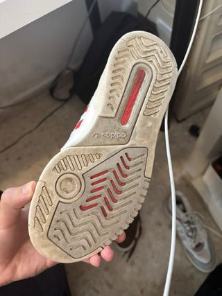 Adidas Drop Step Gris y Blanco