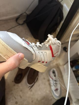 Adidas Drop Step Gris y Blanco