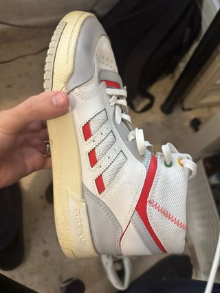 Adidas Drop Step Gris y Blanco