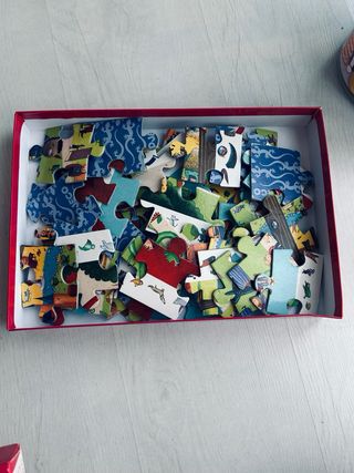 Pack 3 Juegos: Loteria, Puzzle y Bloques