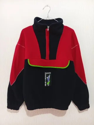 Polar Reebok Vintage Azul marino/Rojo M Oversize 