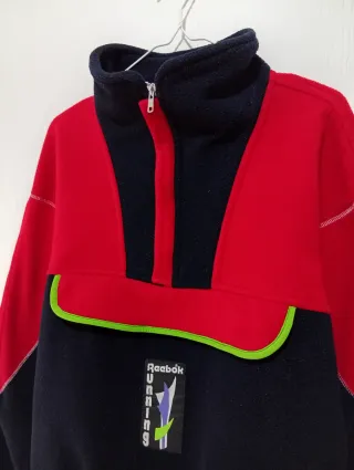 Polar Reebok Vintage Azul marino/Rojo M Oversize 