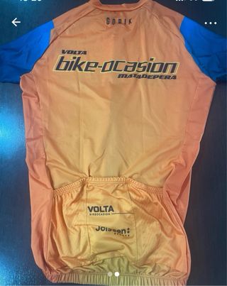 Maillot Gobik naranja y azul
talla xs