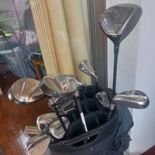 Bolsa y palos de golf completos